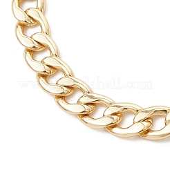 Brass Cuban Link Chain Bracelets for Women&nbsp;BJEW-JB13565