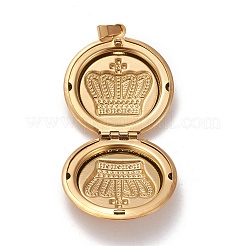304 Stainless Steel Locket Pendants&nbsp;STAS-K197-13G
