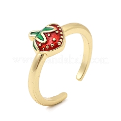 Brass Cuff Open Rings for Women&nbsp;RJEW-C164-05B-G