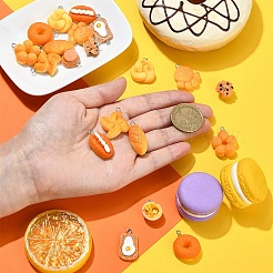 20Pcs 10 Styles Opaque Resin Imitation Food Pendants&nbsp;RESI-YW0001-69