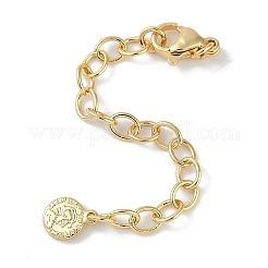 Brass Ends with Chains&nbsp;KK-P283-36G
