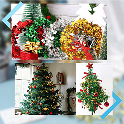 4Pcs PVC Sparkly Star Metallic Garland with Iron Wire&nbsp;DIY-SP0002-74B