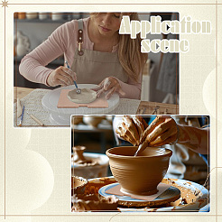 MDF Portable Clay Wedging Board&nbsp;AJEW-WH0609-817