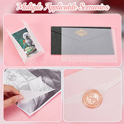 ナチュラルトレーシングペーパー  半透明の亜硫酸塩紙  長方形  ホワイト  150x100x10.5mm&nbsp;DIY-WH0488-03