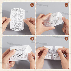 40セット2色のホットスタンプピロー厚紙紙プリントキャンディーボックス  リボン付き  結婚式のパーティーのために  ミックスカラー  9x6.5x2.5cm  20セット / カラー&nbsp;CON-BBC0001-13B