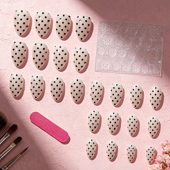 1 Bag Polka Dot Plastic Press On False Nails&nbsp;MRMJ-CP0001-65B