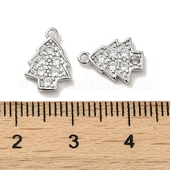 Brass Micro Pave Cubic Zirconia Pendants&nbsp;KK-H455-31P