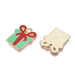 Christmas Theme Alloy Enamel Pendants&nbsp;ENAM-T020-33B