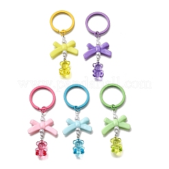 Iron Acrylic Bowknot Keychains&nbsp;KEYC-JKC01385