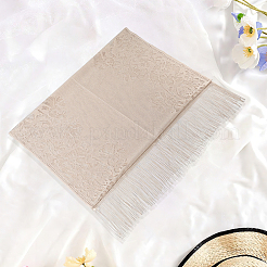 Polyester Lace Tassels Gauze Scarf for Women&nbsp;AJEW-WH20077-040A
