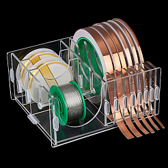 Acrylic Musical Record Organizer Holder&nbsp;ODIS-WH0043-293