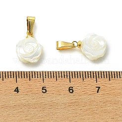 Natural Trochid Shell/Trochus Shell Carved Pendants&nbsp;PALLOY-JF05631