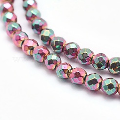 Electroplate Non-magnetic Synthetic Hematite Beads Strands&nbsp;G-L486-C-02