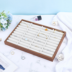 Walnut Wood Jewelry Display Trays&nbsp;AJEW-WH0816-444