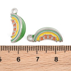 Brass Enamel Pendants&nbsp;KK-CBA6818-09P