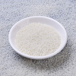 MIYUKIラウンドロカイユビーズ  日本製シードビーズ  11/0  (rr512) オパールセイロン  11/0  2x1.3mm  穴：0.8mm  約1111個/10g&nbsp;X-SEED-G007-RR0512