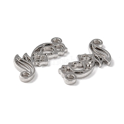 Eco-Friendly Alloy Connector Charms&nbsp;PALLOY-M215-06P