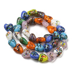 Handmade Lampwork Beads Strands&nbsp;LAMP-R145-10