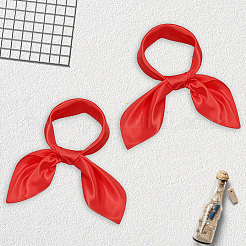 6Pcs Detachable Satin Lady's Scarf&nbsp;AJEW-CN0004-92B