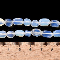 オパールビーズ連売り  ナゲット  7~12x6~8x5~7mm  穴：1mm  約43~44個/連  15.47~15.63''（39.3~39.7センチメートル）&nbsp;G-G146-A37-01