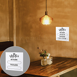2Pcs Acrylic Wireless Password Sign&nbsp;DIY-GA0009-54A