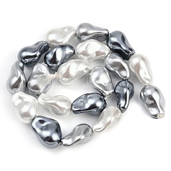 Electroplated Glass Beads Strands&nbsp;GLAA-H039-07E