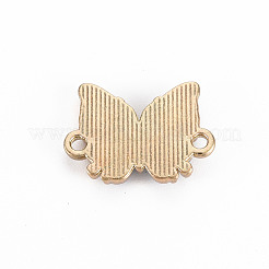 合金エナメルリンクコネクター  ガラスシードビーズで  ライトゴールド  蝶  カラフル  14x20x3mm  穴：1.6mm&nbsp;PALLOY-N153-39-RS