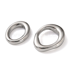 10Pcs 10 Styles 304 Stainless Steel Linking Rings&nbsp;STAS-P426-12P