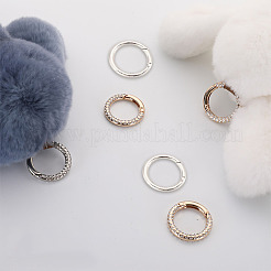 10Pcs Alloy Spring Gate Rings&nbsp;FIND-DC0002-39
