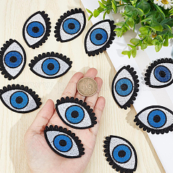 30Pcs Evil Eye Computerized Embroidery Cloth Iron on Patches&nbsp;PATC-GF0001-69
