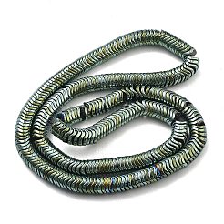 Electroplated Synthetic Non-magnetic Hematite Beads Strands&nbsp;G-B132-A01-01E