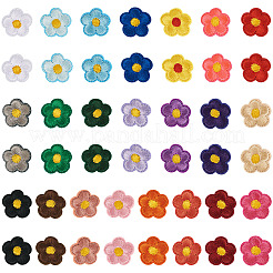 66 Pcs Flower Embroidery Cloth Iron On/Sew On Patches&nbsp;DIY-TA0013-05