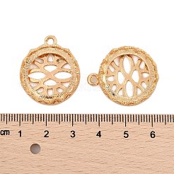 Brass Pendant Cabochon Settings&nbsp;KK-L223-018G