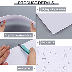 Square PVC Foam Board&nbsp;LS-AJEW-WH0348-588