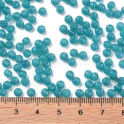 6/0 Imitation Jade Glass Seed Beads&nbsp;SEED-T006-04A-12