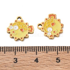 304 Stainless Steel Enamel Pendants&nbsp;SA-CBA7876-29G-06