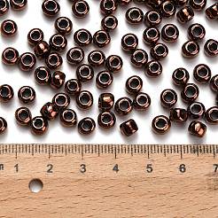 トーホー 3/0ラウンドビーズ  日本製シードビーズ  （ダークブロンズ222)個  5.5mm  穴：1.9mm  約300個/50g&nbsp;SEED-XTR03-0222