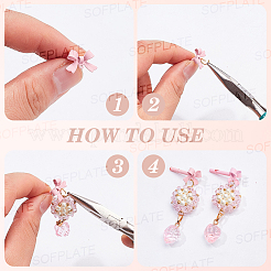 48Pcs 8 Colors Alloy Stud Earring Findings&nbsp;EJEW-SP0001-22