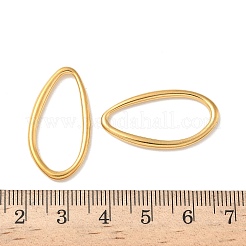 304 Stainless Steel Teardrop Linking Rings&nbsp;STAS-L300-010C-G