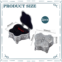 Alloy Jewelry Storage Boxes&nbsp;CON-WH0086-166