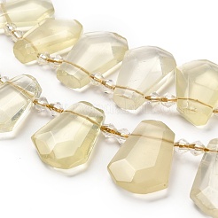 Natural Lemon Jade Beads Strands&nbsp;G-H078-A05-01