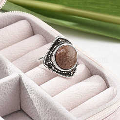 Synthetic Goldstone Adjustable Rings&nbsp;G-P560-03AS-04