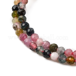 Natural Multicolor Tourmaline Beads Strands&nbsp;G-D320-A02-2mm