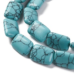 Synthetic Turquoise Beads Strands&nbsp;G-T047-B12-01