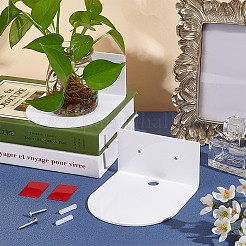 Opaque Acrylic Wall Mounted Display Stands&nbsp;ODIS-WH0038-74