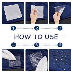 グリッターホットフィックスラインストーン24枚（裏面にホットメルト接着剤付き）  マスクと衣装のアクセサリー  フラットラウンド  クリスタル  340x279x2mm  ラインストーン：2ミリメートル＆3.5ミリメートル&nbsp;AJEW-FG0005-79