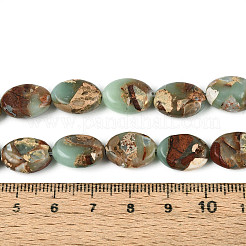 Synthetic Aqua Terra Jasper Beads Strands&nbsp;G-S366-015B-01