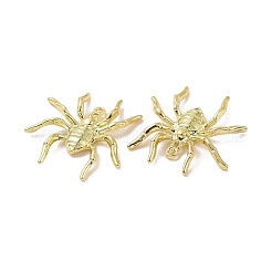 ラックメッキ合金ハロウィーンスタイルパンツ  クモ  ライトゴールド  37x35.5x4mm  穴：1.7mm&nbsp;PALLOY-O109-43LG