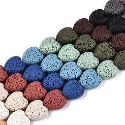 Natural Lava Rock Beads Strands&nbsp;G-N257-19A-01