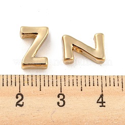 金メッキ合金ビーズ  頭文字  文字.z  10x3mm  穴：1.8mm&nbsp;PALLOY-CJC0001-64KCG-Z